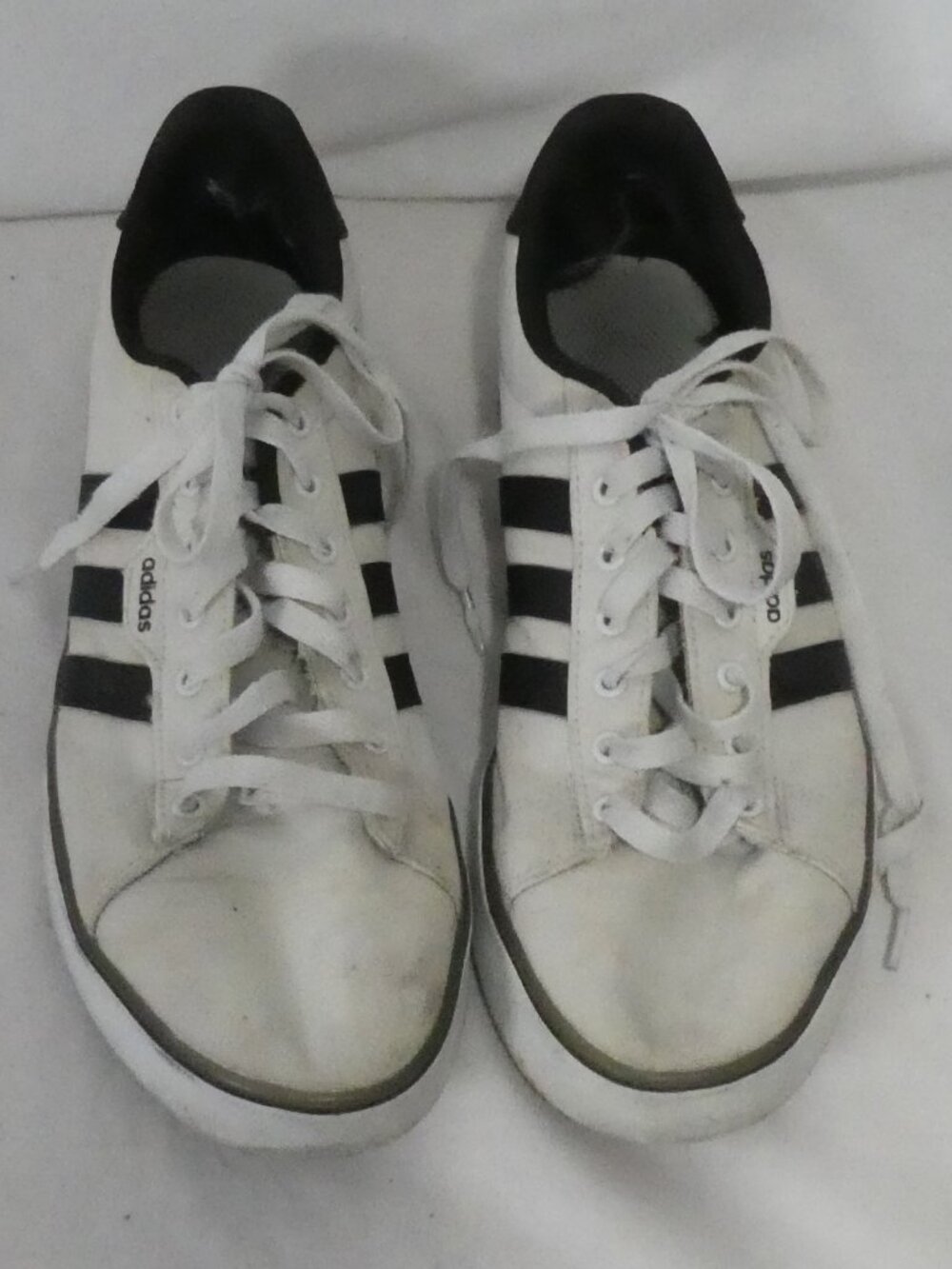 ADIDAS Men’s Daily 3.0 Cloud White Low Top Sneakers - Size 11